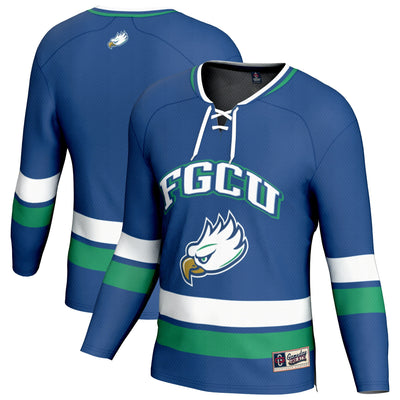 Florida Gulf Coast Eagles GameDay Greats Hockey Jersey - Blue