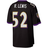 Baltimore Ravens Ray Lewis Mitchell & Ness Black Legacy Replica Jersey