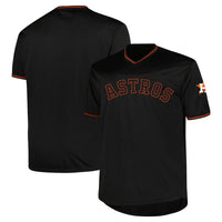 Houston Astros Profile Black Big & Tall Pop Fashion Jersey