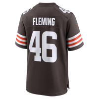 Cleveland Browns Don Fleming Nike Brown Retired Player Jersey