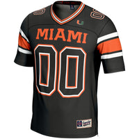 Miami Hurricanes GameDay Greats NIL Pick-A-Player Football Jersey - Black