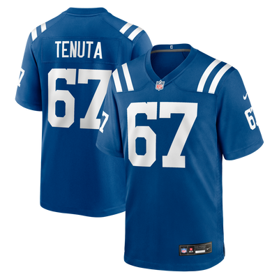 Indianapolis Colts Luke Tenuta Nike Royal Team Game Jersey