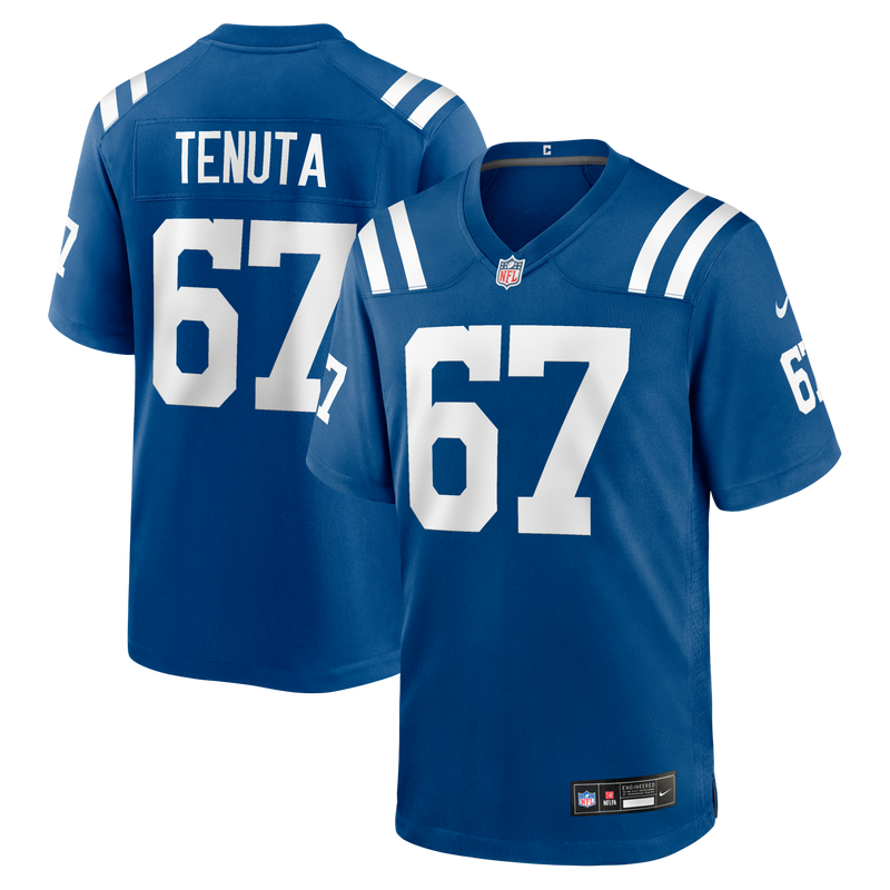 Indianapolis Colts Luke Tenuta Nike Royal Team Game Jersey