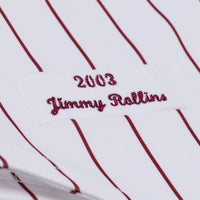 Philadelphia Phillies Jimmy Rollins Mitchell & Ness White 2003 Cooperstown Collection Authentic Jersey