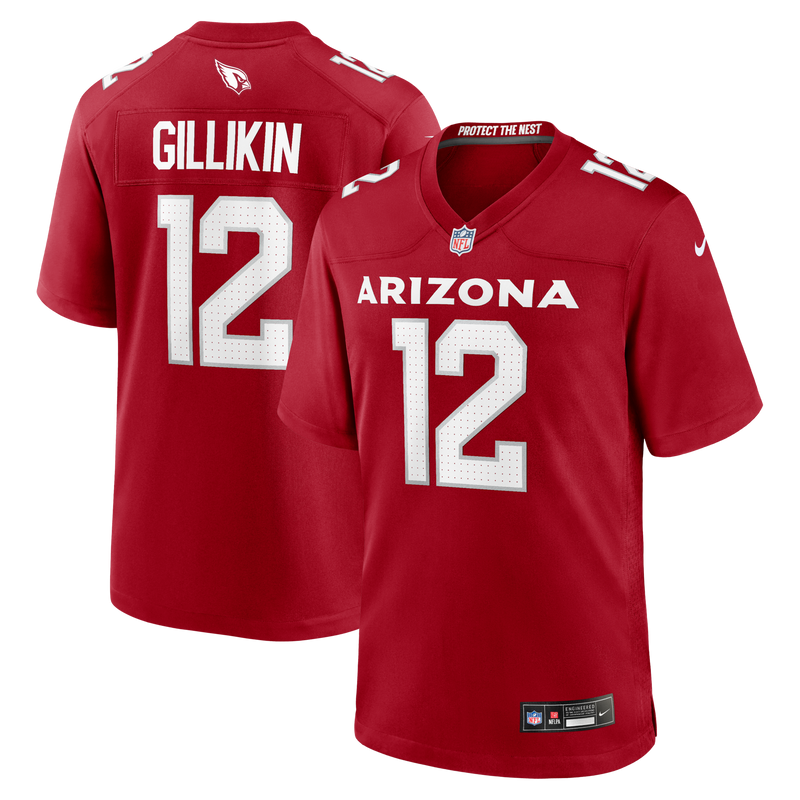 Arizona Cardinals Blake Gillikin Nike Cardinal Team Game Jersey