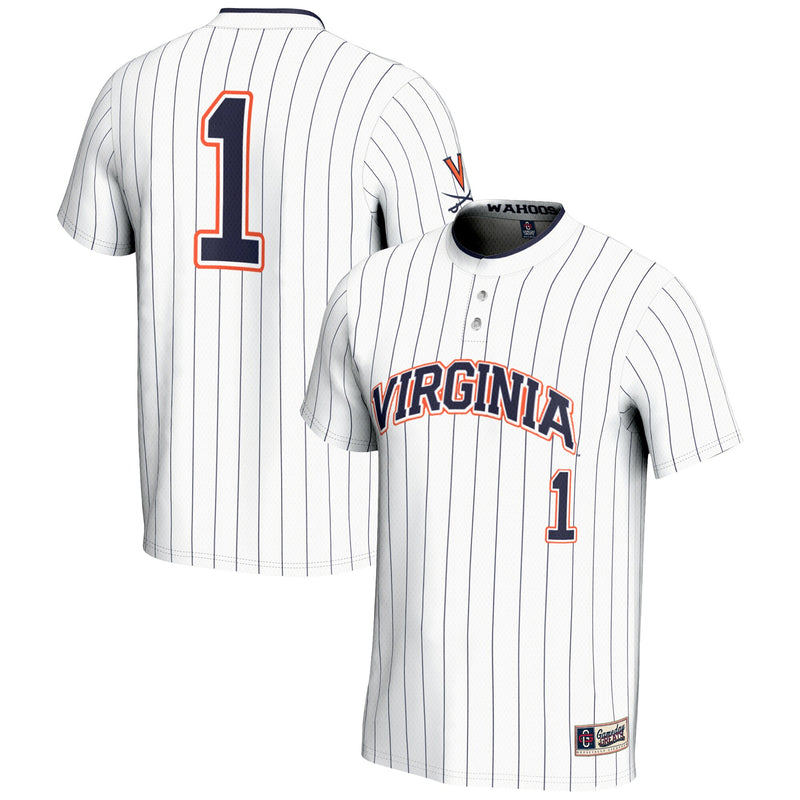 #1 Virginia Cavaliers GameDay Greats Lightweight Softball Jersey - White