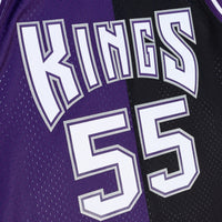 Sacramento Kings Mitchell & Ness Jason Williams 2000 Split Swingman Jersey - Black/Purple