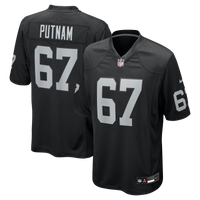 Las Vegas Raiders Will Putnam Nike Black Team Game Jersey