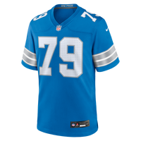 Detroit Lions Larry Borom Nike Blue Team Game Jersey