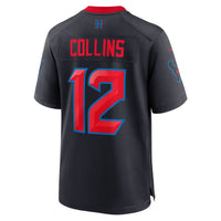 Houston Texans Nico Collins Nike Navy 2nd Alternate Game Jersey