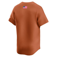 Nike Texas Orange Texas Longhorns Baseball Limited Jersey
