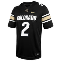 Shedeur Sanders Colorado Buffaloes Nike Alternate Alumni Game Jersey - Black
