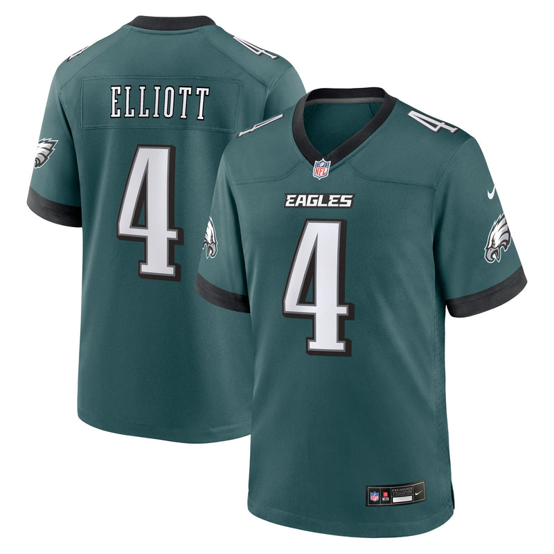 Philadelphia Eagles Jake Elliott Nike Midnight Green Team Game Jersey