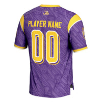 LSU Tigers GameDay Greats Highlight Print NIL Pick-A-Player Football Jersey - Purple