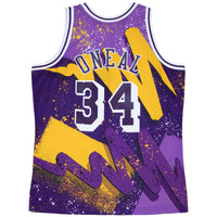 Los Angeles Lakers Hyper Hoops Swingman Jersey - Shaquille O'Neal By Mitchell & Ness - Dark Purple -