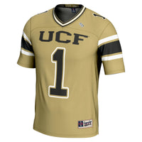 #1 UCF Knights GameDay Greats Endzone Football Jersey - Gold