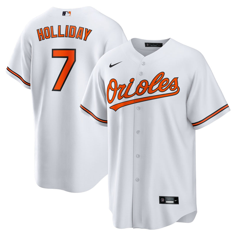 Baltimore Orioles Jackson Holliday Nike White Home Replica Player Jersey