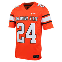 Nike #24 Orange Oklahoma State Cowboys Untouchable Football Jersey