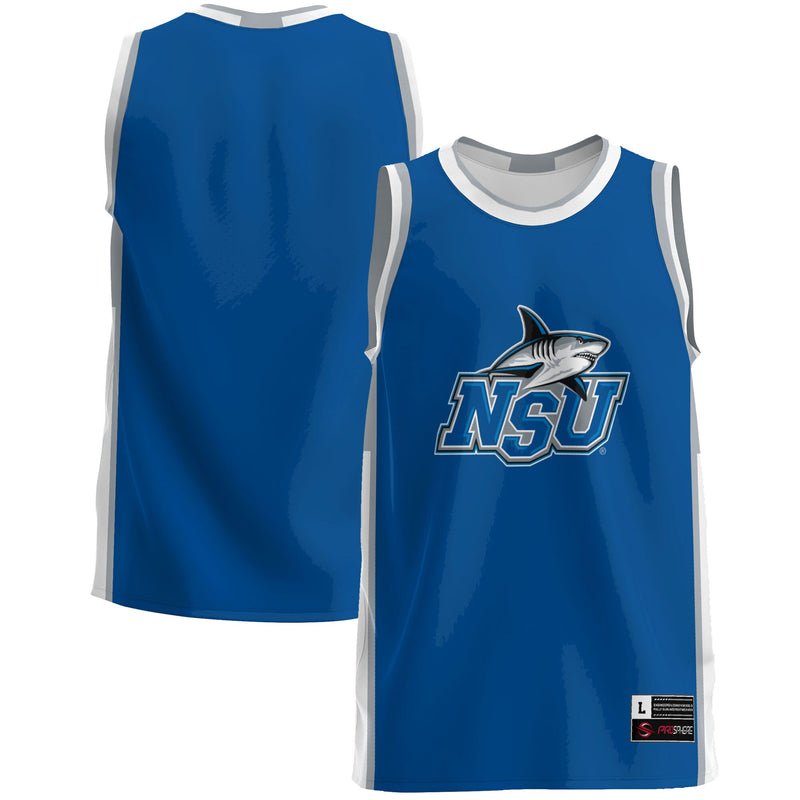 Nova Southeastern Sharks GameDay Greats Lightweight Basketball Jersey - Blue