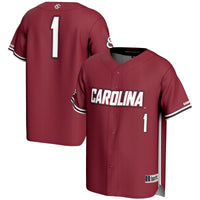 #1 South Carolina Gamecocks GameDay Greats Lightweight Baseball Fashion Jersey - Garnet