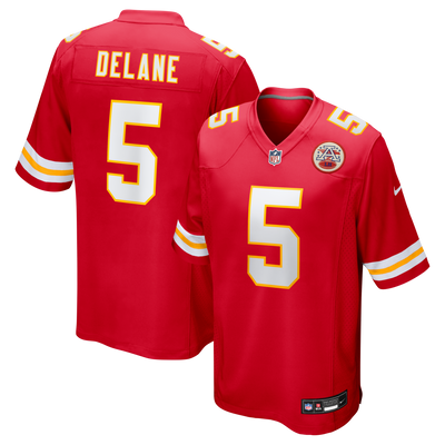 Kansas City Chiefs Nike Red 2026 NFL Draft First Round Pick No. 6 Team Game Jersey