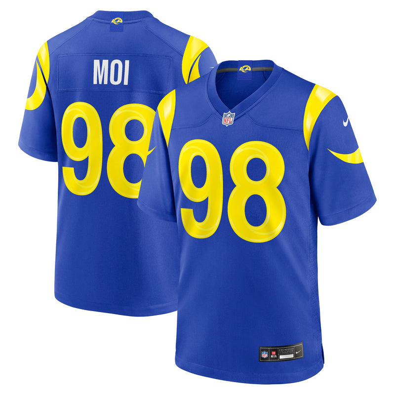 Los Angeles Rams Jaxson Moi Nike Royal Game Jersey