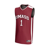 #1 UMass Minutemen GameDay Greats Lightweight Basketball Fashion Jersey - Maroon
