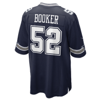 Dallas Cowboys Tyler Booker Nike Navy Team Game Jersey