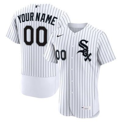 Chicago White Sox Nike White Home Authentic Custom Jersey
