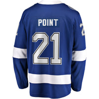 Tampa Bay Lightning Brayden Point Fanatics Blue Breakaway Jersey