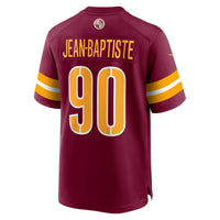 Washington Commanders Javontae Jean-Baptiste Nike Burgundy Game Jersey