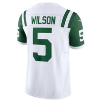 New York Jets Garrett Wilson Nike White Classic Alternate Vapor F.U.S.E. Limited Jersey