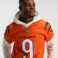 Cincinnati Bengals Joe Burrow Nike Orange Team Vapor F.U.S.E. Elite Jersey