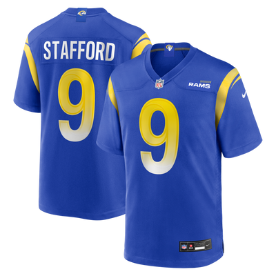 Los Angeles Rams Matthew Stafford Nike Royal Player Game Jersey