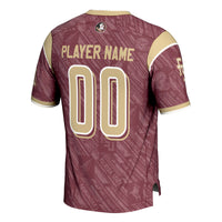 Florida State Seminoles GameDay Greats Highlight Print NIL Pick-A-Player Football Jersey - Garnet