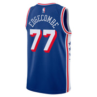 Philadelphia 76ers Nike Icon Edition Swingman Jersey - Royal - VJ Edgecombe -