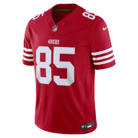 San Francisco 49ers George Kittle Nike Scarlet Team Vapor F.U.S.E. Stitched Limited Jersey