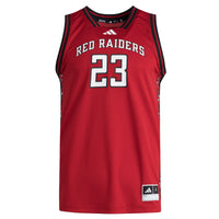 #23 Texas Tech Red Raiders adidas Replica Swingman Jersey - Red