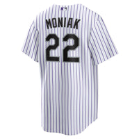 Colorado Rockies Mickey Moniak Nike White Home Replica Jersey