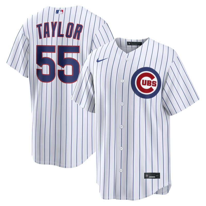 Chicago Cubs Tyrone Taylor Nike White Home Replica Jersey