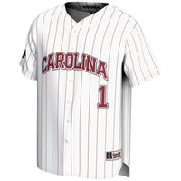 #1 South Carolina Gamecocks GameDay Greats Lightweight Baseball Fashion Jersey - White