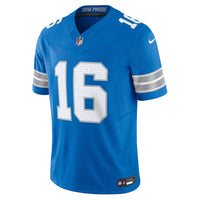Detroit Lions Jared Goff Nike Blue Vapor F.U.S.E. Limited Jersey