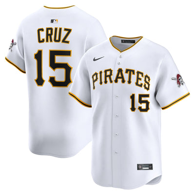 Pittsburgh Pirates Oneil Cruz Nike White Home Limited Player Jersey