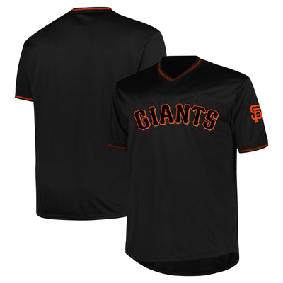 San Francisco Giants Profile Black Big & Tall Pop Fashion Jersey