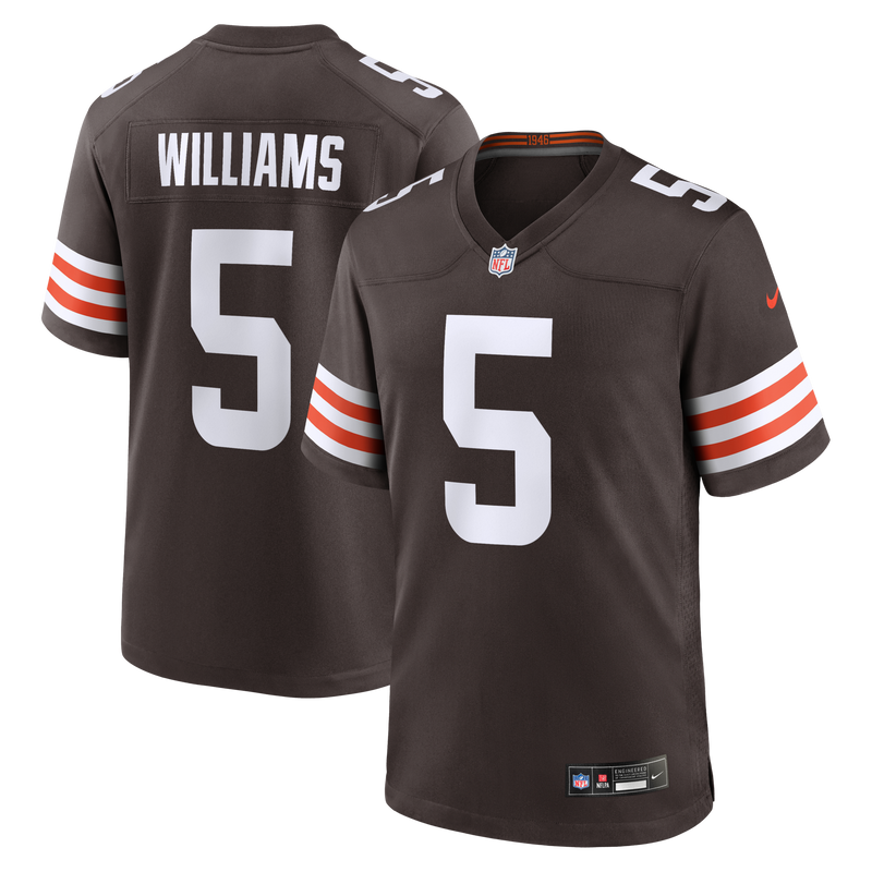 Cleveland Browns Quincy Williams Nike Brown Team Game Jersey