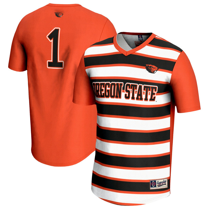 #1 Oregon State Beavers GameDay Greats Lightweight Soccer Fashion Jersey - Orange