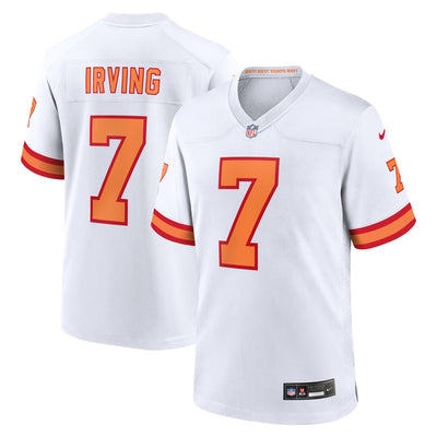 '76 Tampa Bay Buccaneers Bucky Irving Nike White Game Jersey