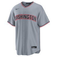 Washington Nationals James Wood Nike Gray Road Replica Jersey