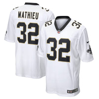 New Orleans Saints Tyrann Mathieu Nike White Game Jersey