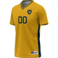 West Virginia Mountaineers GameDay Greats Pick-A-Player NIL Lightweight Soccer Jersey - Gold